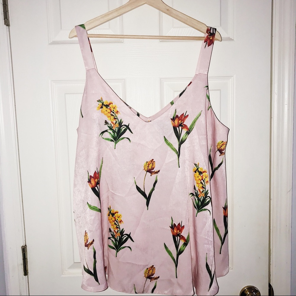 ASOS Curve Silky Floral Top